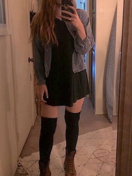 American Apparel Accessories - Rare American apparel extra stretchy cotton ribbed thigh High Socks